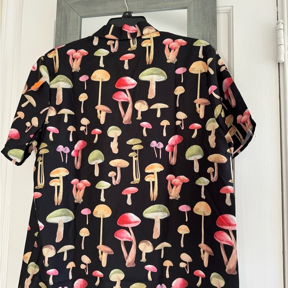 Romwe Mushrooms Buttom Down Shirt - Picture 1 of 7